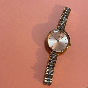 Rose gold + silver Kate Spade watch 💓